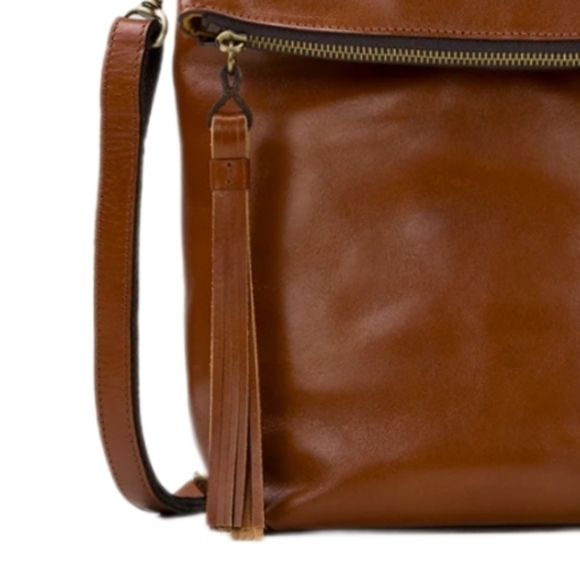 Patricia Nash Cognac Leather Backpack Purse Brown - Picture 10 of 14